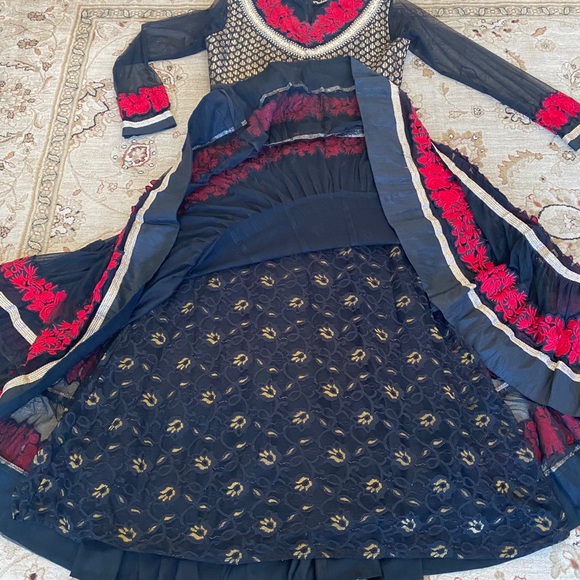 Indian Pakistani Formal kameez shalwar Anarkali style - Picture 3 of 6